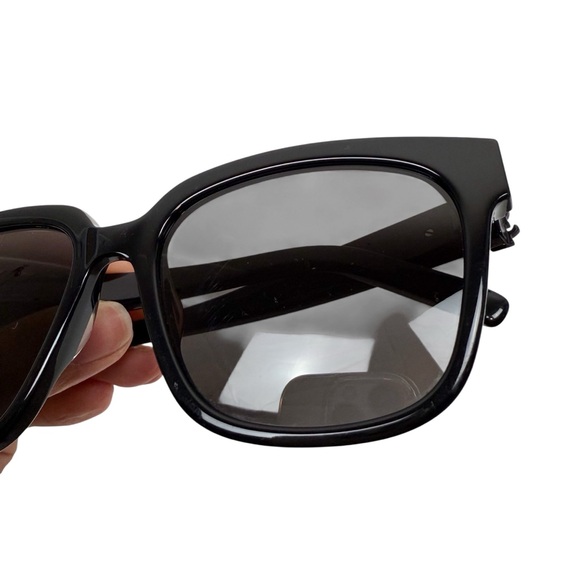 Saint Laurent YSL Logo SL M40 Sunglasses Black with Leather Case - Picture 10 of 16